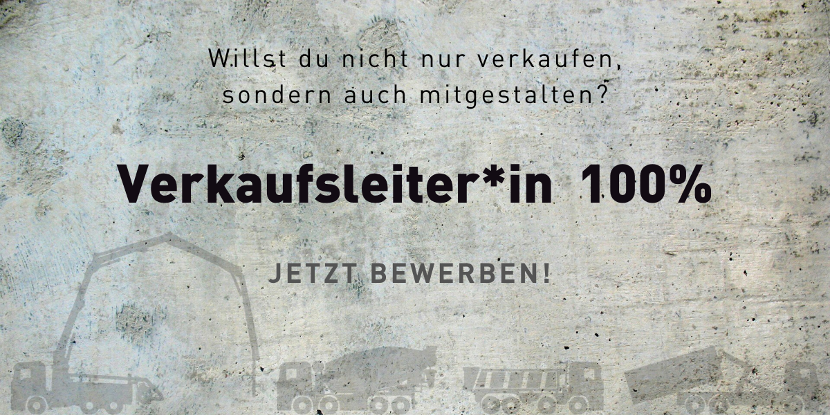 Offene Stelle Verkaufsleiter*in 100%